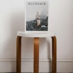 Rucksack book on side table